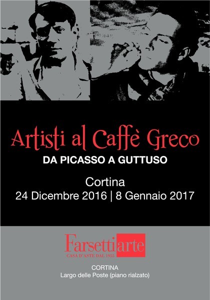 Artisti al caffe' greco. da picasso a guttuso