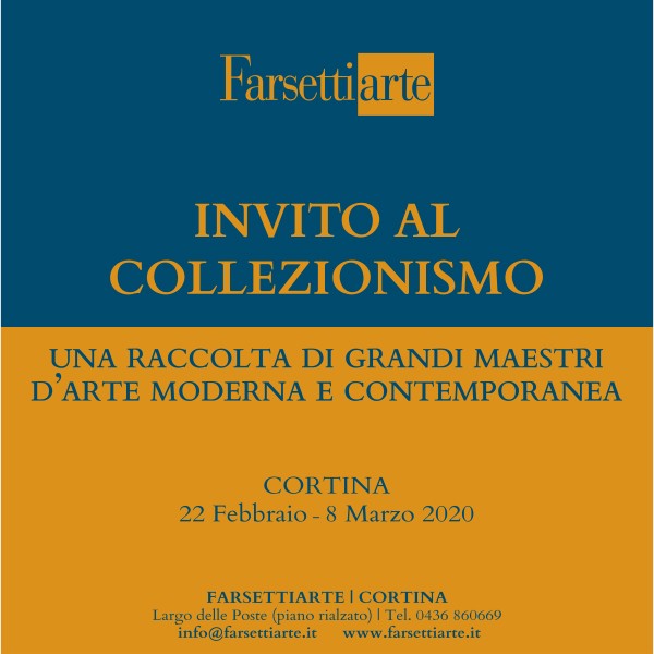 Invito al collezionismo - cortina 22 febbraio 8 marzo 2020