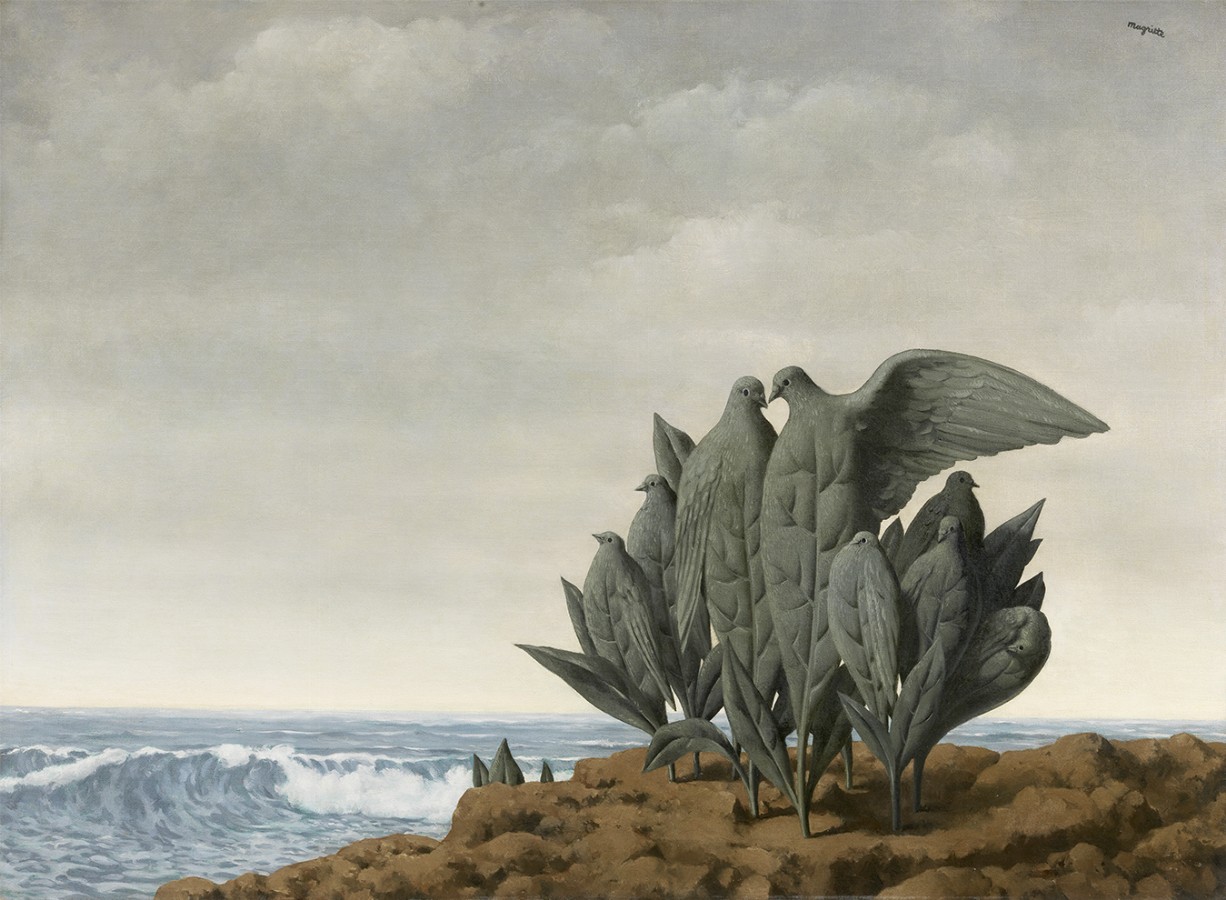 RenÃ© Magritte, Lï¿½Ã®le au trÃ©sor, 1942-43, olio su tela, cm 60x81