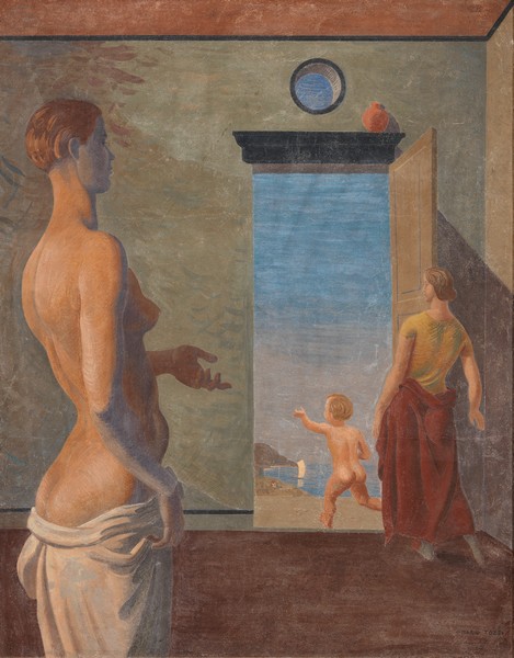Mario Tozzi, La Carmen, (1935), affresco, cm 151x119