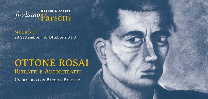 Ottone rosai. ritratti e autoritratti, un dialogo con bacon e baselitz